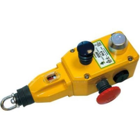 IDEM SAFETY SWITCHES USA IDEM GLS Rope Pull Switch W/E Stops, 3NC 1NO, 1/2NPT, Die Cast 142063